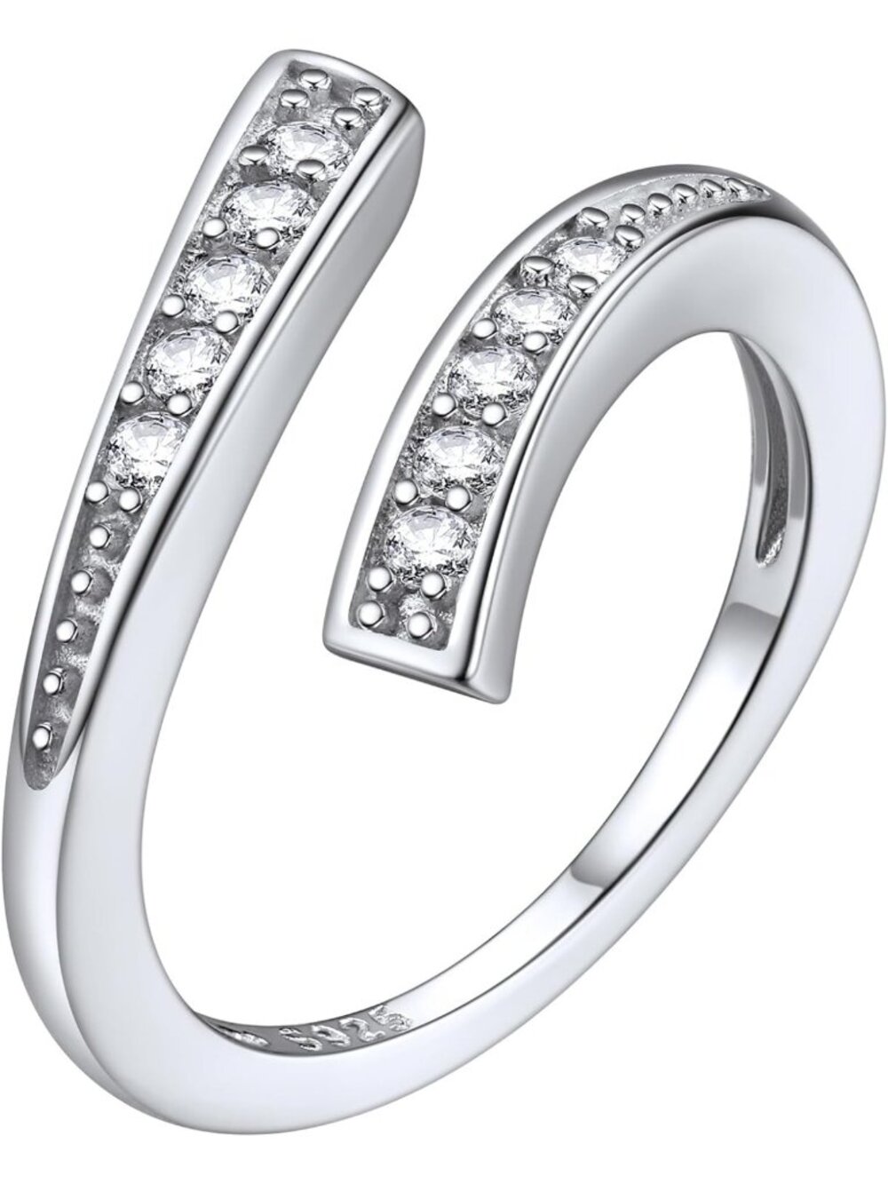 Stylish Adjustable 925 Sterling Silver Toe Rings for Women - Chic Open Design